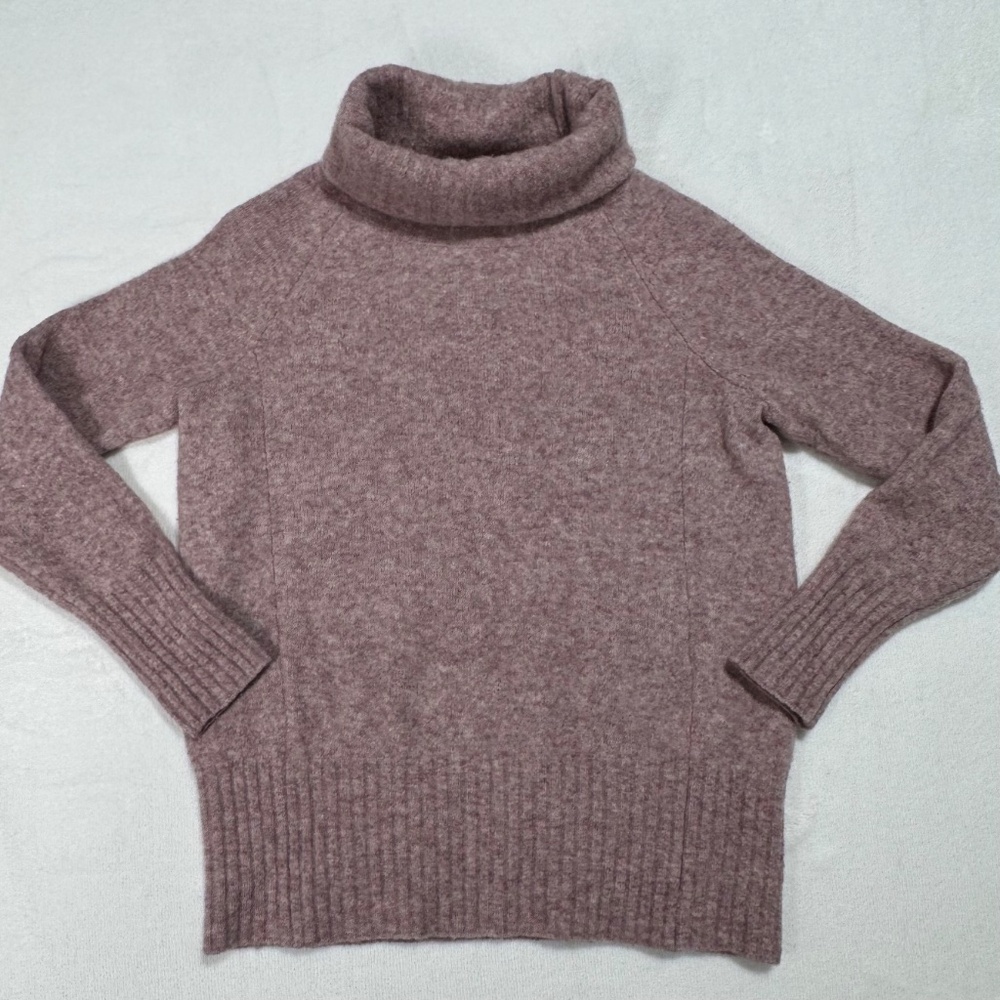 Babaton Plutarch Sweater Wool-blend Oversized Turtleneck Dusty Pink Size XS - Picture 7 of 15